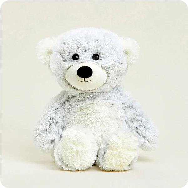 Warmie Gray Marshmallow Bear Heatable Lavender - CP-BEA-B