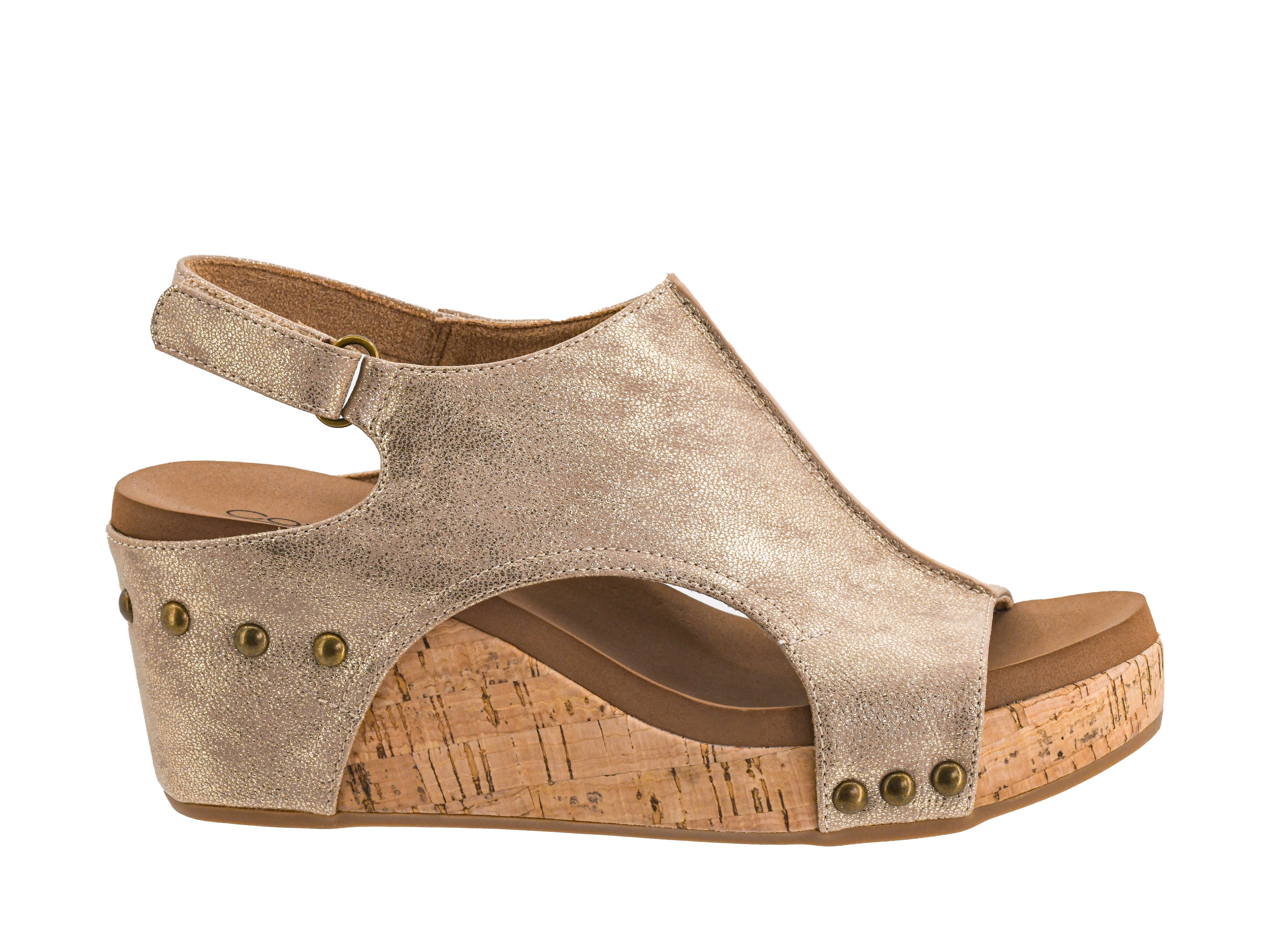 Corkys Ladies Carley Gold Wash Metallic - 30-5316-GWSM-Q