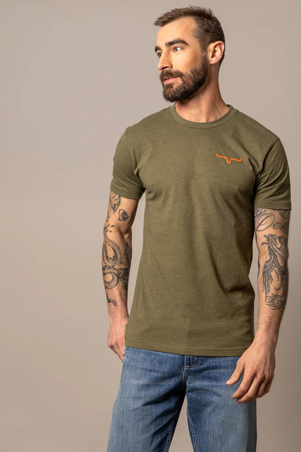 Kimes Ranch Mens "Circular Duck Camo" Short Sleeve Tee - Green - DuckCamoGreen
