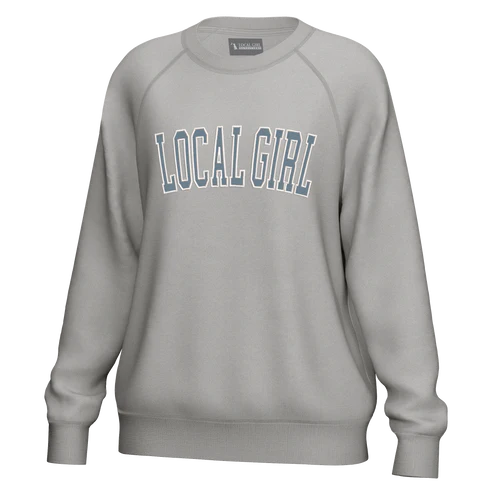 Local Girl Outfitters Ladies "Local Girl" Cotton Crew Neck - Light Sand - L5130001LSD