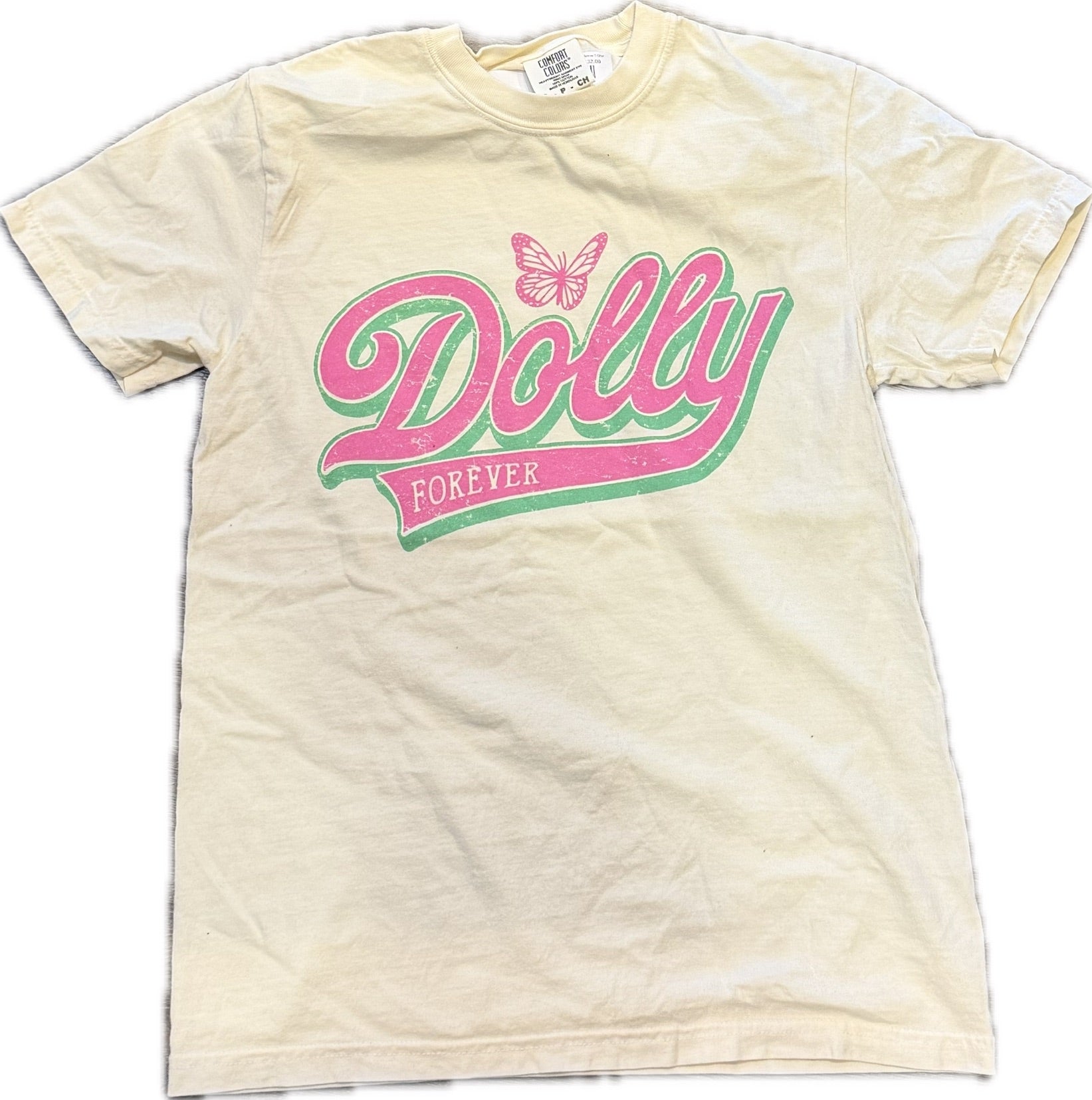 Dolly Forever Ivory Short Sleeve T-Shirt