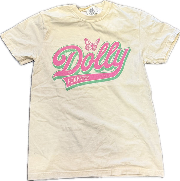 Dolly Forever Ivory Short Sleeve T-Shirt