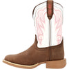 Durango Kids Brown and White Western Boots DBT0242C DBT0242Y