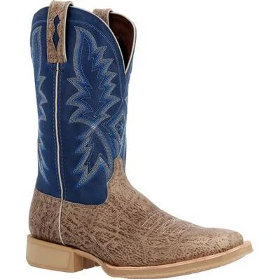 Durango Rebel Pro Lite Weathered Grey & Denim Blue Western Boot - Buffalo Tan / Fog - DDB0358