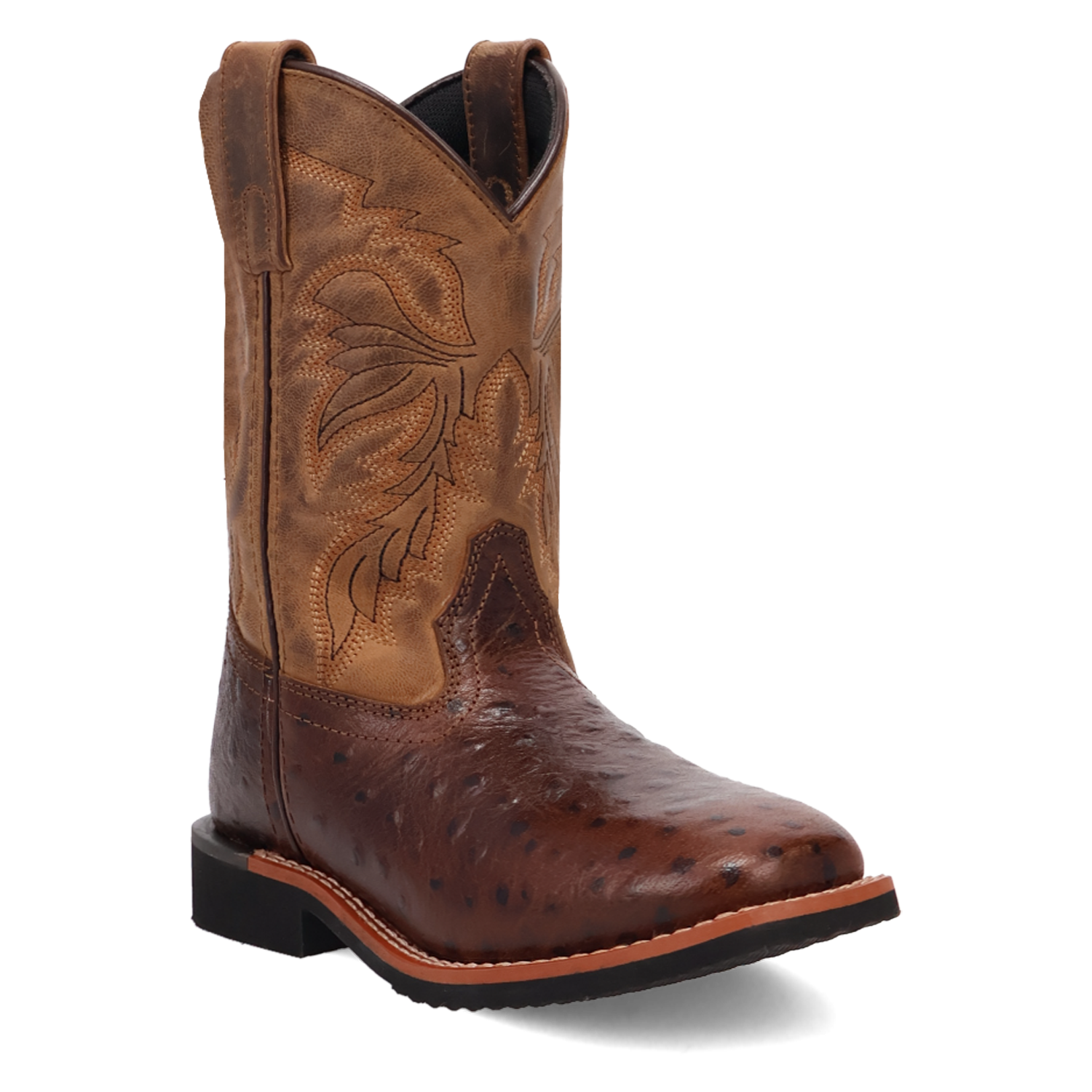 Dan Post Kids Brown Jet Leather Boots - Chocolate/Brown - DPC4007/DPC5007