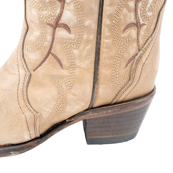 Circle G Ladies Sand Embroidery Boots L5970