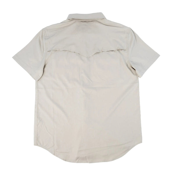 Rock and Roll Mens Ripstop Tan Short Sleeve Shirt-BMN2S06797TAN