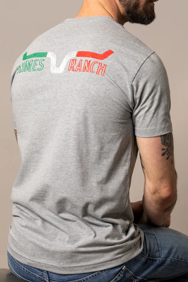 Kimes Ranch Mens "Dibujada" Short Sleeve Tee - Gray - DibujadaGray
