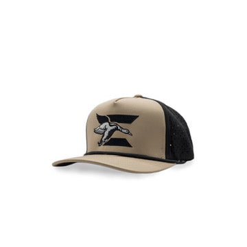 East Coast Waterfowl 2.0 Black and Tan Logo Hat