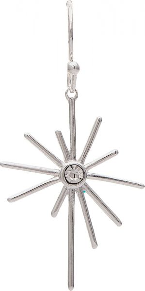 Rain Silver Starburst Earring E3358S