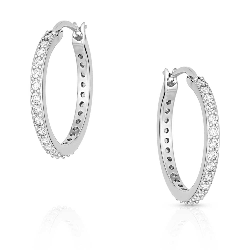 Montana Silversmiths Milky Way Hoop earrings ER2237