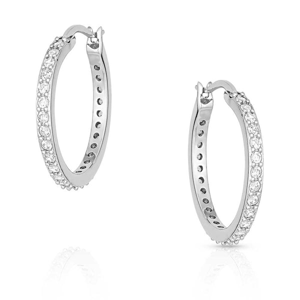 Montana Silversmiths Milky Way Hoop earrings ER2237