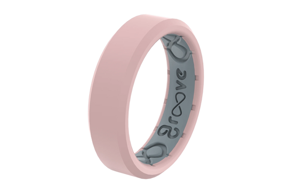 Groove Life Rose Quartz Thin Ring-R7-102