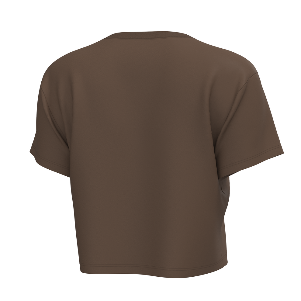 Local Girl Farmhand Graphic Crop T-Shirt - Espresso - L5110012-ESO