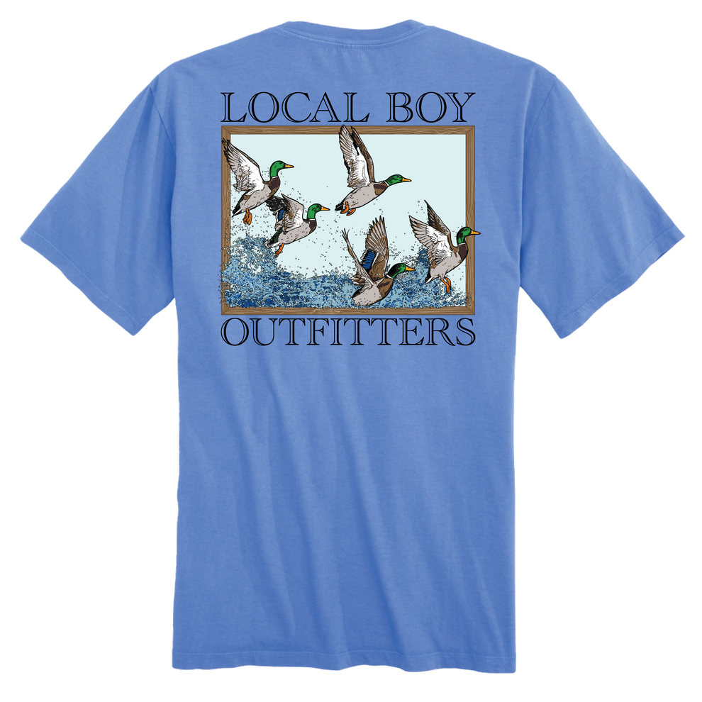 Local Boy Mallard Flock T-Shirt - Marina - L1000729-MAR