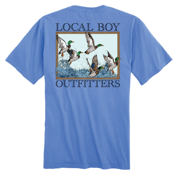 Local Boy Mallard Flock T-Shirt - Marina - L1000729-MAR