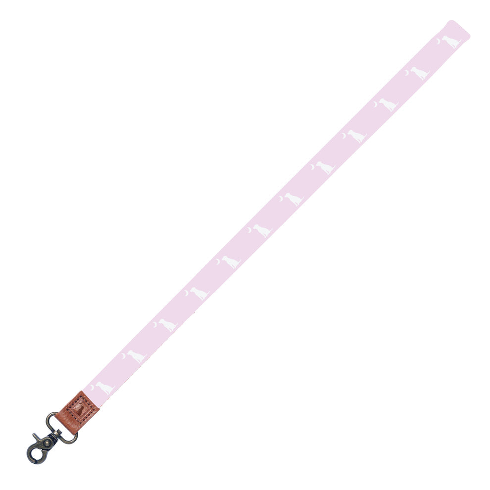 Local Girl Long Lanyard - Pink Dog & Moon - L5210022-PDM