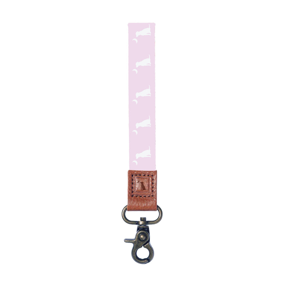 Local Girl Wrist Lanyard - Pink Dog & Moon - L5210025-PDM