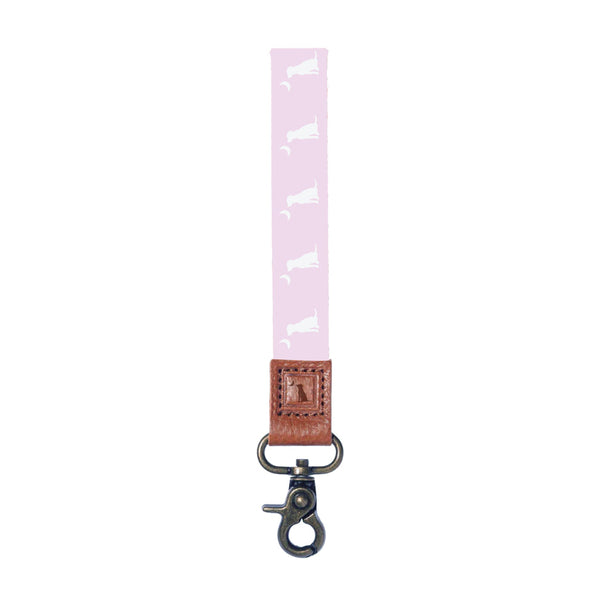 Local Girl Wrist Lanyard - Pink Dog & Moon - L5210025-PDM