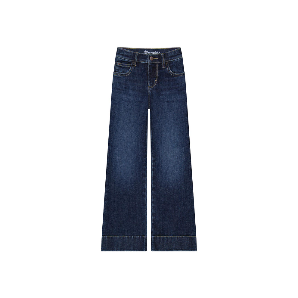 Wrangler Girls Dark Wash Bespoke Alexandra Trouser Jean - 112382725
