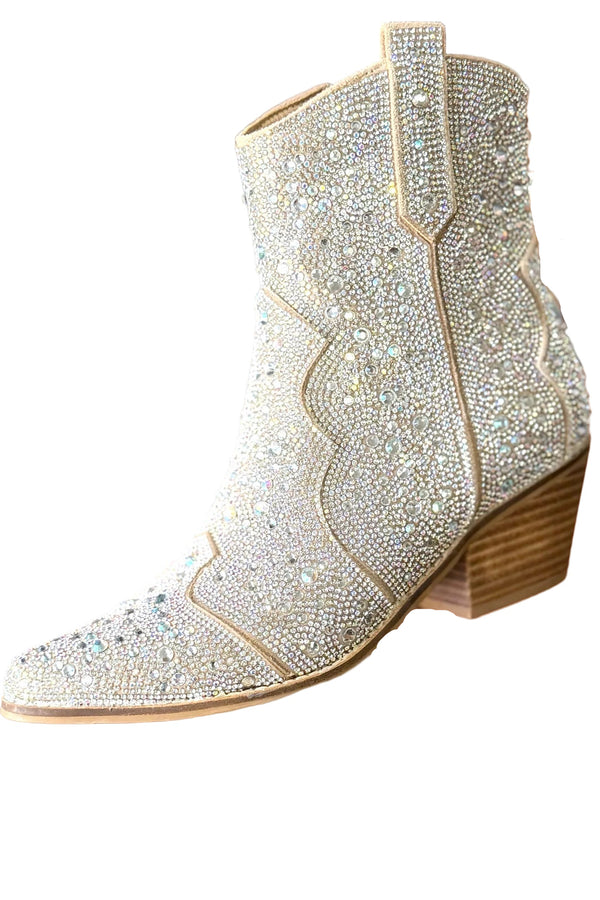 Corky Front Row Clear Rhinestone Boot - 80-0257-CLRS-Q