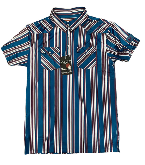 Red Dirt Hat Co Short Sleeve Polo Shirt-RDPSSBS