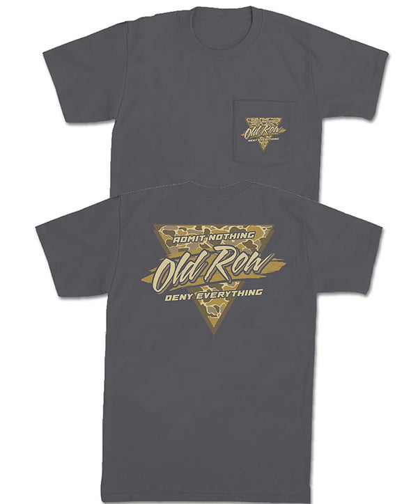 Old Row Camo Retro Triangle 2.0 Pocket Tee WROW-2968