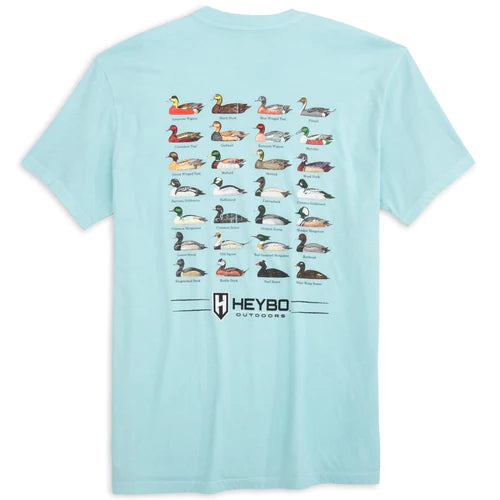 Heybo Duck Chart Short Sleeve T-Shirt HEY1707