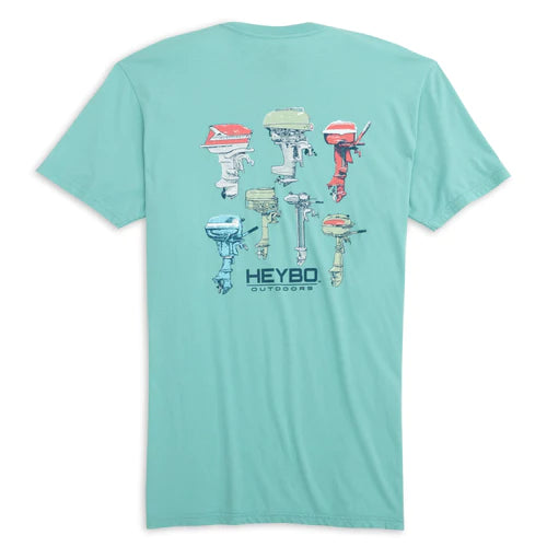 Heybo Vintage Outboards Short Sleeve T-Shirt HEY1724