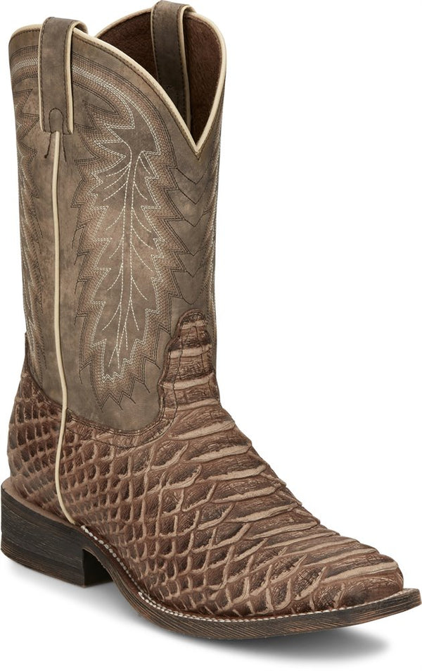 Nocona Men's Mescalero Snake Print Square Toe Boots HR5604