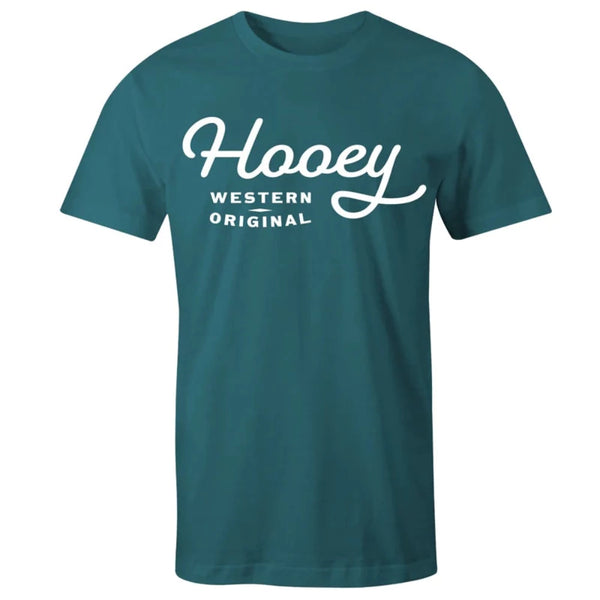 "OG" Men's Hooey Teal Heather Crew Neck HT1566TL
