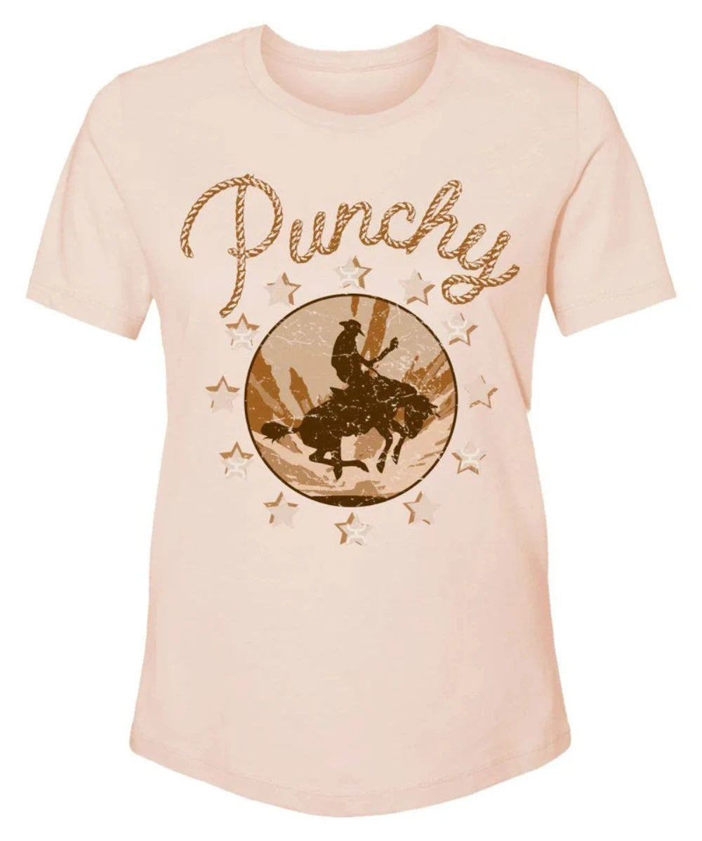 Hooey Ladies Punchy Peach T-shirt - HT1640LTPK