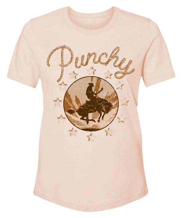 Hooey Ladies Punchy Peach T-shirt - HT1640LTPK
