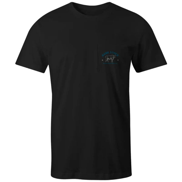 Hooey Men's Charbray Black Rank Stock Logo T-shirt - HT1684BK