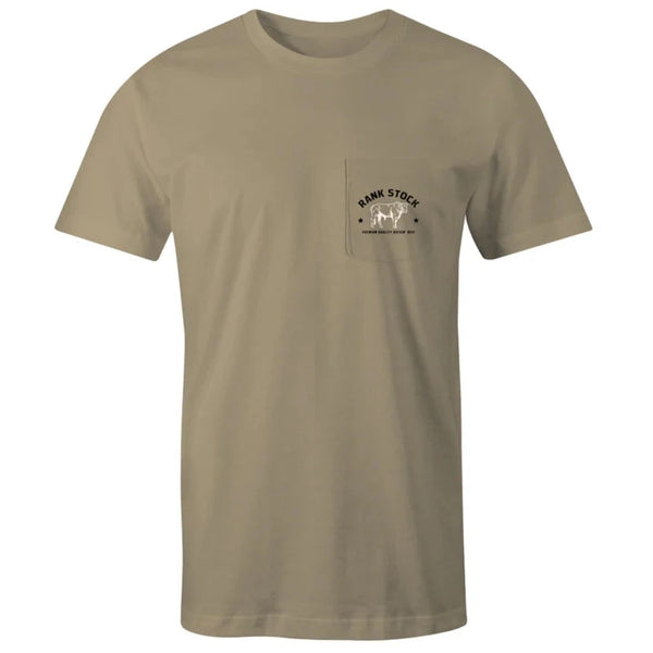Hooey Men's Charbray Tan T-shirt - HT1684TN
