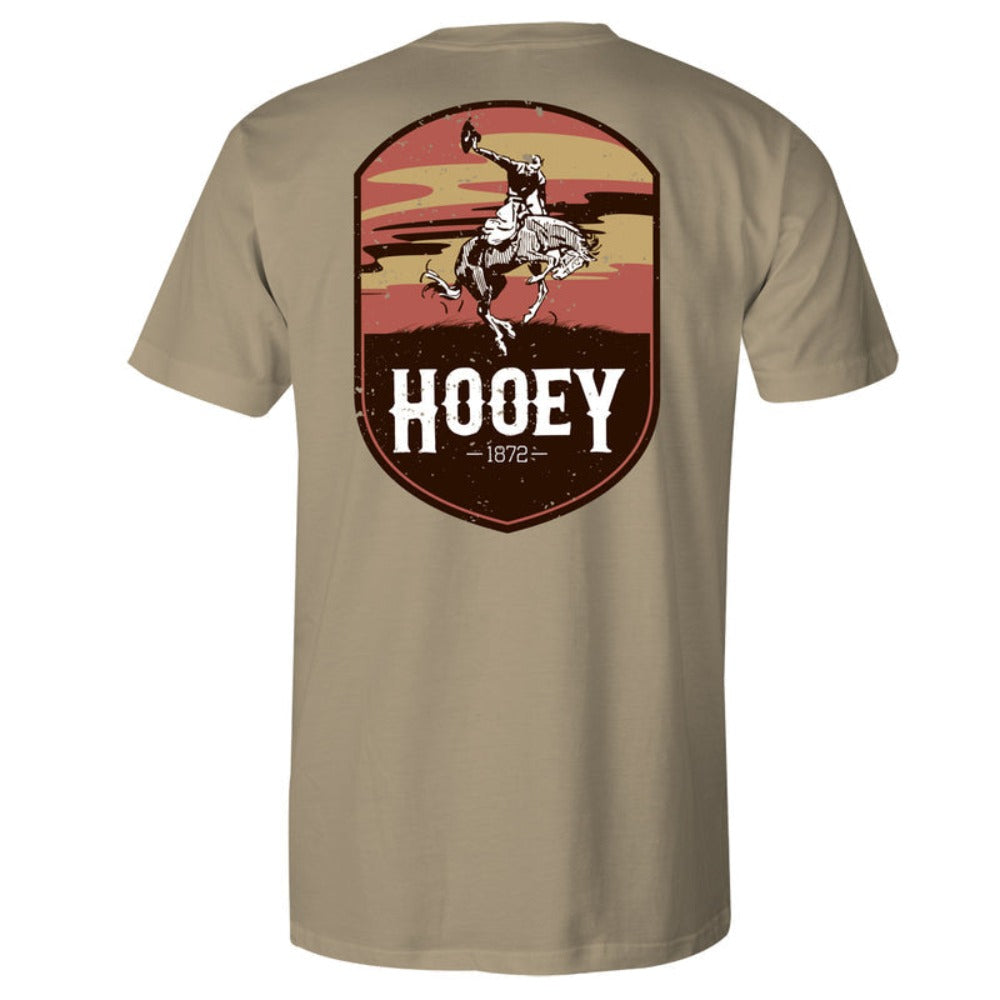 Hooey Men's Cheyenne Tan Crew Neck Pigment Dye T-Shirt HT1688TN