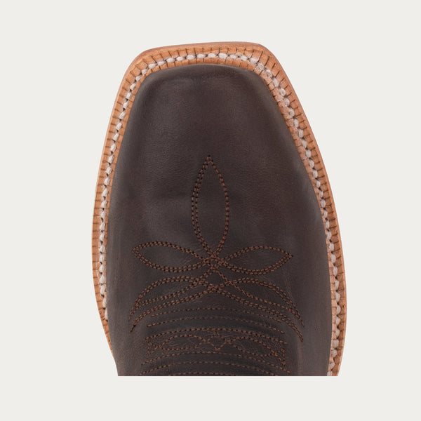 Hyer Ladies Brown and Brown Cutter Toe Boot-HW42016