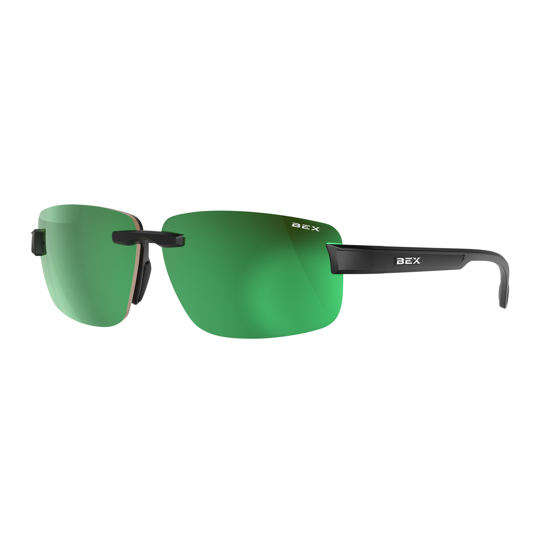 Bex Sunglasses Harris Black and Green Angler Pro-S126BSG