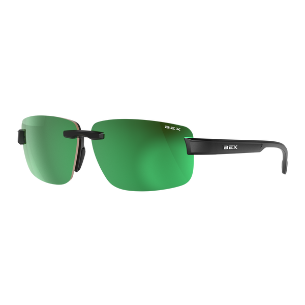 Bex Sunglasses Harris Black and Green Angler Pro-S126BSG