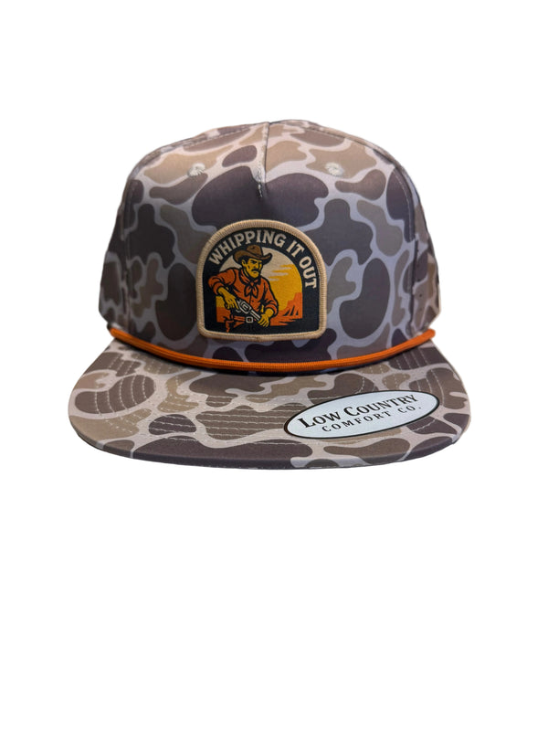 Low Country Duck Camo "Whipping It Out" Patch Hat