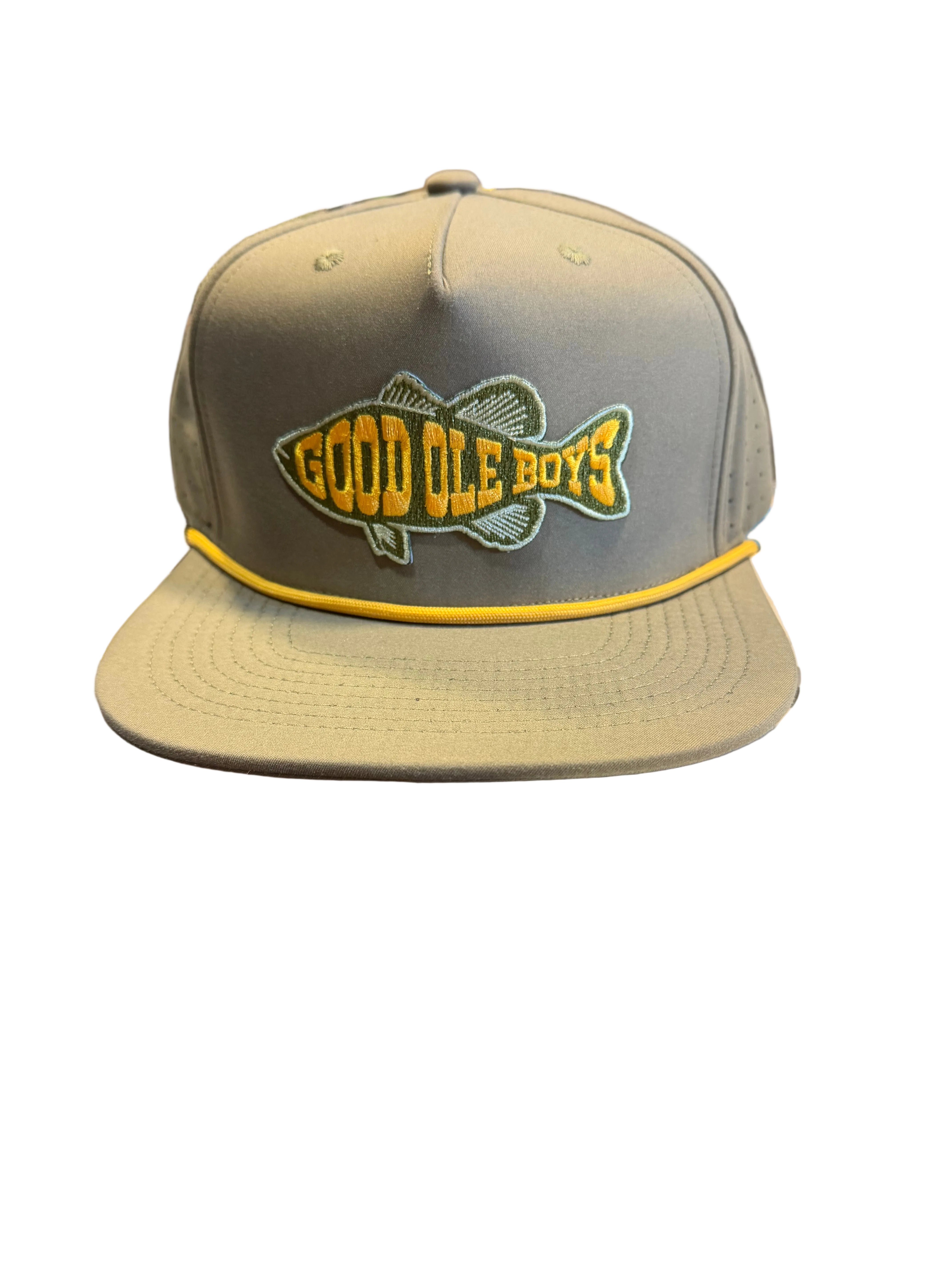 Low Country Green Good ole Boys Fish Patch Flat Bill Hat