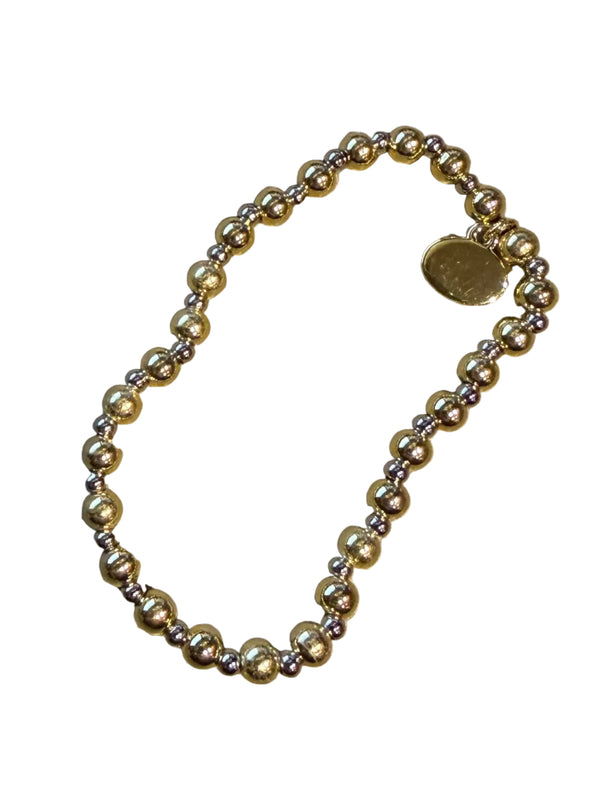 Alex Carol Stacker 3MM & 5MM Gold and Silver Bracelet