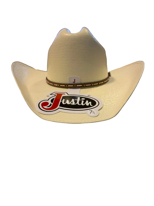Justin Straw 20X Logan Ivory Cowboy Hat - JUS12201