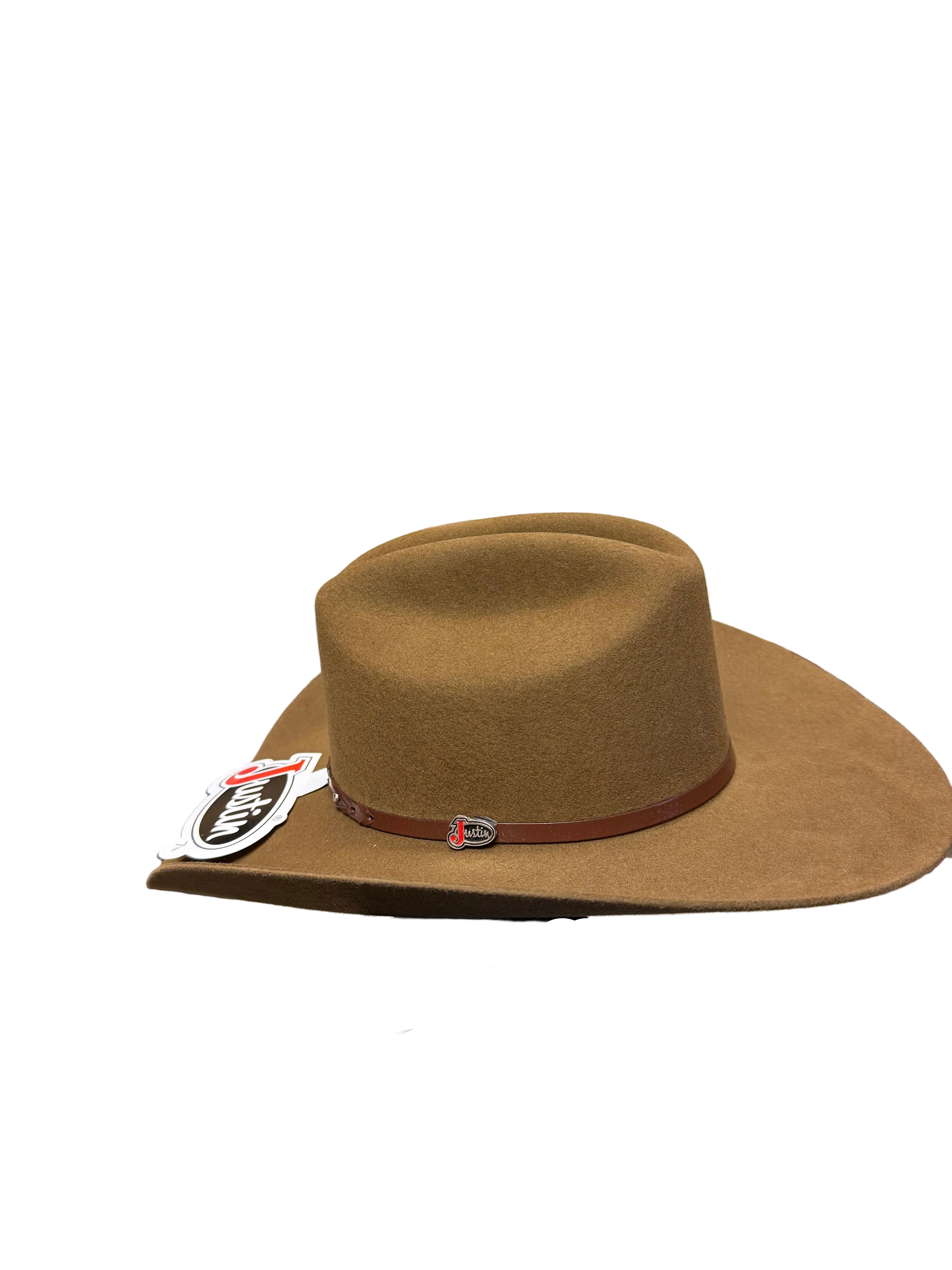 Justin Men's 2X Lonestar Mink Wool Felt Hat JF0242LNST40