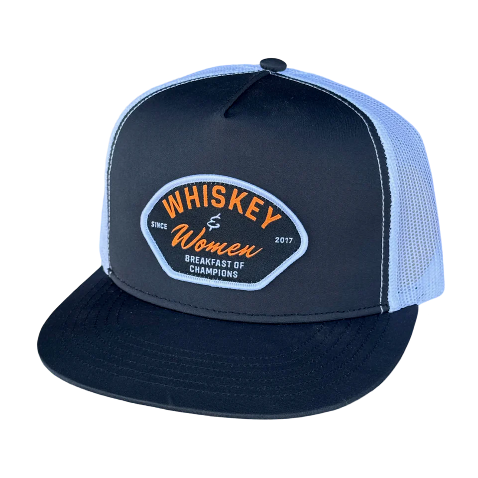 Whiskey Bent Hat Co. Whiskey & Women - Black - W&WBLK
