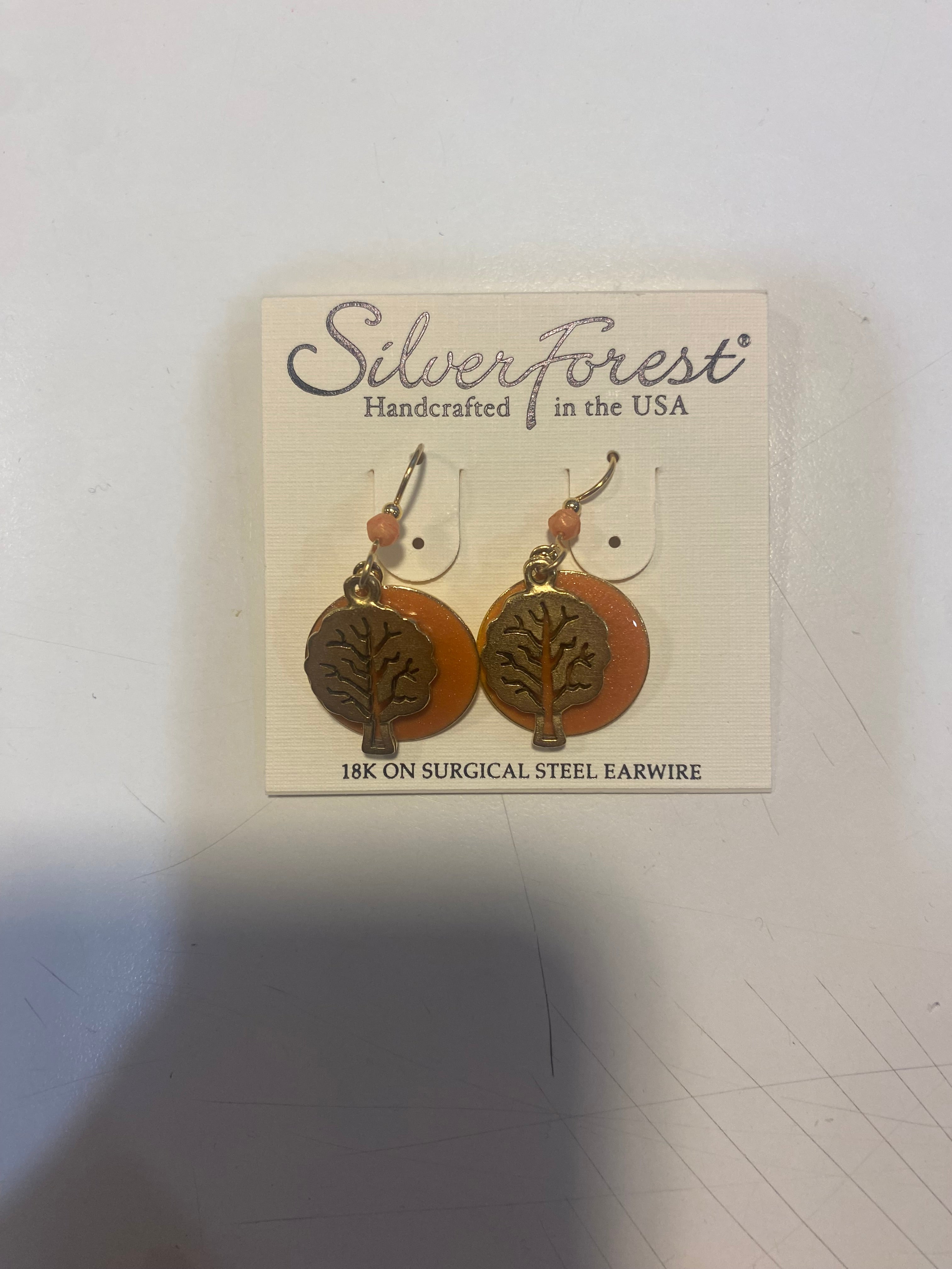Silver Forest Earrings Tree Of Life Earring NE-2124