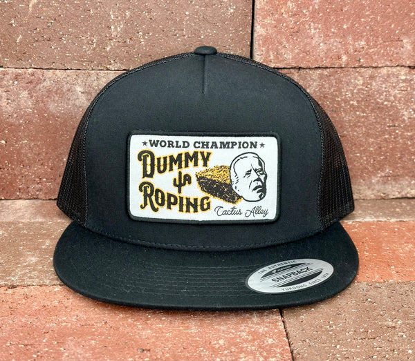 Cactus Alley Dummy Roping Black Snapback