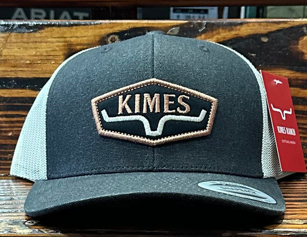Kimes Ranch Box Spring Trucker Hat - Black