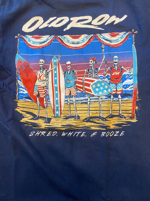 Old Row Shred White and Blue WROW-3253