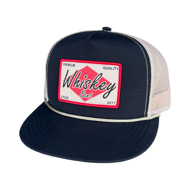 Whiskey Bent Hat Co The Diamond Hat - Black - DIAMND